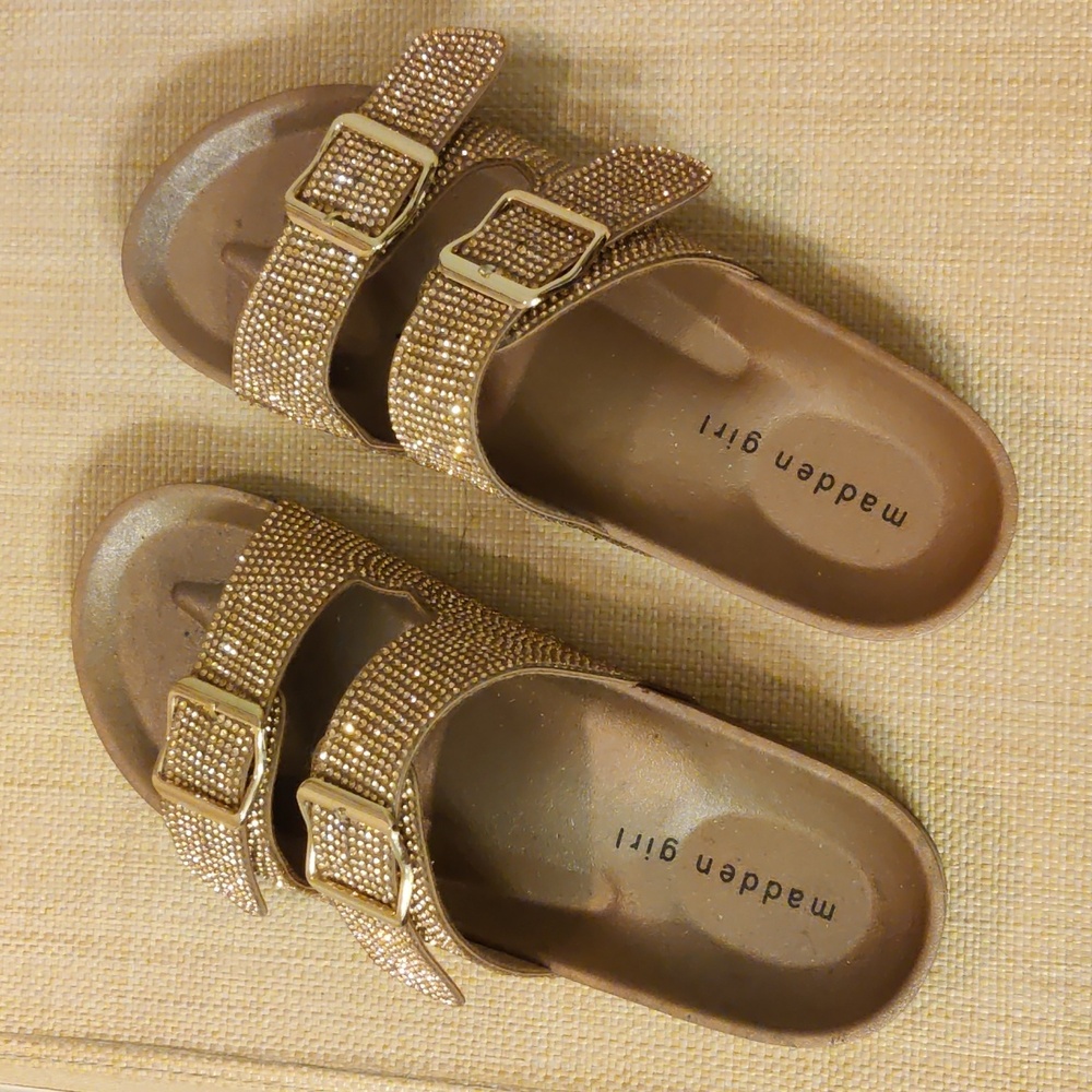 Madden Girl rose gold sandals size 7
